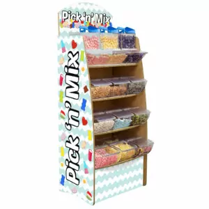 Hancocks pick and mix display stand promotion for retailers
